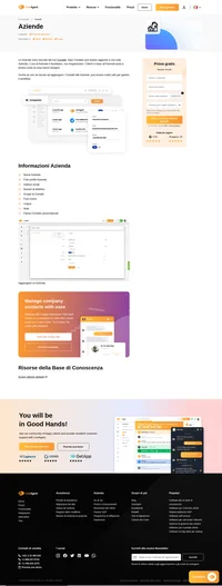 Ordina i clienti per Azienda e tieni conto di cosa hanno bisogno quelle imprese. Prova la funzione di LiveAgent - raccolte di Contatti.
