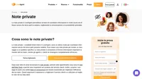 Le note private sono un ottimo modo per scambiare informazioni senza che terze parti possano vederle. Puoi creare una nota privata per inviare un messaggio a un pubblico specifico.