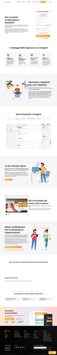Vuoi migrare da Helpshit a un altro software di assistenza clienti? Dai un'occhiata a LiveAgent e scopri se è quello che fa per te.
