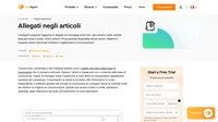 Allega i file ai tuoi articoli sulla base di conoscenza. Prova le funzionalità di LiveAgent - Allegati negli articoli. Leggi di più a riguardo negli articoli.