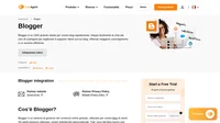 Blogger è un popolare e gratuito sistema di gestione dei contenuti di tipo blog che supporta anche l'inclusione di LiveAgent live chat.