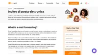 L'inoltro della posta elettronica consente di inoltrare un messaggio di posta elettronica dal proprio indirizzo di posta elettronica del dominio a un altro indirizzo di posta elettronica. Fare clic qui per ulteriori informazioni.