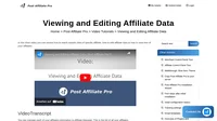 Edit, delete or add new affiliates in your program. Manage each of your affiliates information in Affiliate Manager. Watch video setup and learn more.