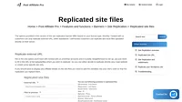 Replicated site files