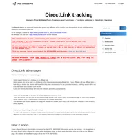 DirectLink tracking
