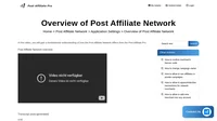 Learn how the Post Affiliate Network differs from the Post Affiliate Pro.