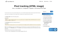 How to use hidden image / pixel instead of JavaScript tracking code in Post Affiliate Pro