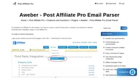 Aweber - Post Affiliate Pro Email Parser
