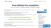 Check the minimum requirements and install your Post Affiliate Pro now. Look at the guidelines in the article and install it. It is easy, fast and simple.