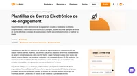 Una plantilla de re-engagement por correo electrónico es una excelente manera de dirigirse a clientes o suscriptores que han estado inactivos por un tiempo.