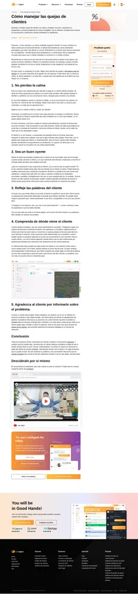 Todo el mundo sabe que tratar con un cliente enojado no es divertido. Sigue leyendo y aprende a manejar sus quejas correctamente y a tener éxito.