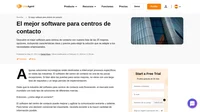 El software del centro de contacto puede mejorar y agilizar la comunicación entrante y saliente. Lea nuestra revisión de los 25 mejores centros de contacto.
