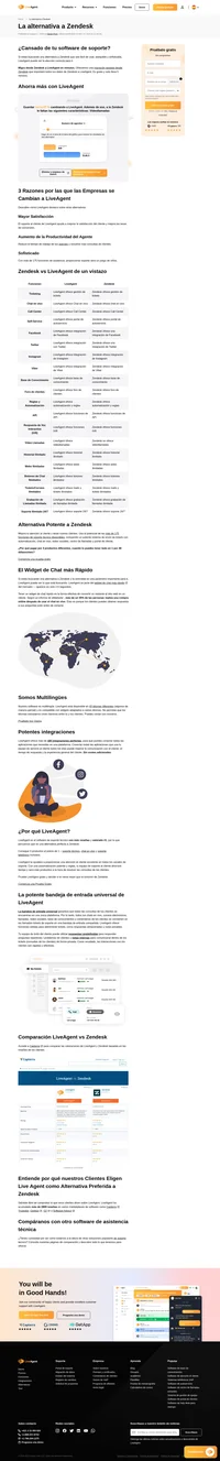 ¿Estás buscando una alternativa de Zendesk que sea todo en uno? Descubre cómo se comparan Zendesk y LiveAgent y cuál es la mejor opción para tu negocio.