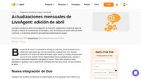 Explore las actualizaciones de LiveAgent de abril: nueva integración de Duo SSO, migraciones de AWS y mejoras esenciales para mejorar su experiencia de servicio.