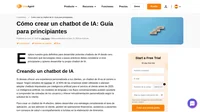 Aprende cómo crear un chatbot de IA para tu negocio, explora pasos prácticos, las mejores plataformas y las tecnologías clave detrás de ello.
