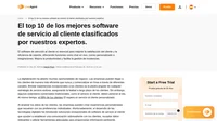 Adquirir software de servicio al cliente es una inversión importante, por lo que hemos creado una lista de las 10 mejores soluciones que deberías considerar.