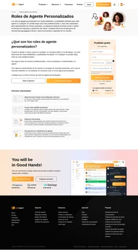 En LiveAgent, cada usuario tiene un rol: un administrador, un propietario, un agente. Cuando hay un agente que tiene responsabilidades específicas, hay que crear un rol personalizado.