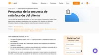 ¿Necesitas inspiración para las preguntas de tu encuesta de satisfacción del cliente? Consulta nuestra lista de preguntas sobre SaaS, sitio web, CX y productos.