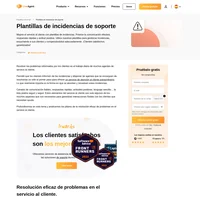 Aprende a crear plantillas de formulario de contacto de incidentes de soporte que tus clientes pueden usar para enviar errores, problemas o quejas.