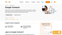 La integración de Google Contacts te permite administrar cómodamente tus contactos desde LiveAgent. Simplemente intégralo a través de Zapier y comienza a disfrutar sus beneficios.