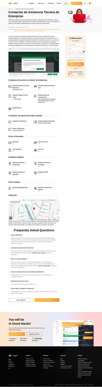 Cómo ponerse en contacto con el servicio al cliente de Enterprise por correo electrónico, soporte de chat en vivo, número de teléfono, soporte de redes sociales y soporte de autoservicio.