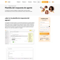 ¡Configure su plantilla! Añada saludos y firmas a una plantilla y ahorre tiempo. La plantilla de respuesta del agente le ayudará a trabajar más rápido y de forma más eficaz.