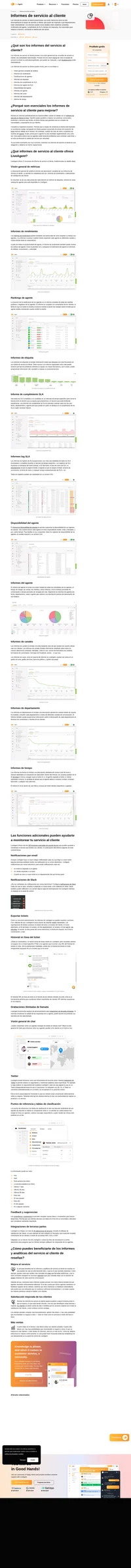 Empieza a mejorar tus productos y servicios revisando los informes del servicio al cliente regularmente. Pon nuestros informes a examen con nuestra prueba gratuita.