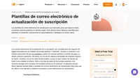 Echa un vistazo a nuestras plantillas de correo electrónico de actualización de la suscripción de alta conversión que harán que tus usuarios gratuitos se conviertan en clientes pagos.