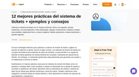 Aumente la eficacia de su atención al cliente con las mejores prácticas del sistema de emisión de tickets. Inspírate con ejemplos y consejos prácticos para resolver problemas sin problemas.