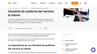 Rellena esta checklist de auditoría del servicio de atención al cliente para obtener una visión clara del estado actual de tu servicio de atención al cliente, de modo que puedas tomar las medidas necesarias para mejorarlo.