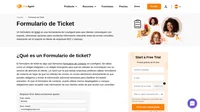 El formulario de ticket es algo que llamamos formulario de contacto en liveagent. Se utiliza como un widget integrado o un widget emergente para los clientes