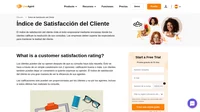 El índice de satisfacción del cliente es una gran manera de ver la eficiencia de su agente. Solo los clientes pueden proporcionar una calificación. Con LiveAgent, los clientes están contentos.