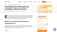 Descubre las actualizaciones de junio y lo nuevo en LiveAgent. Lee sobre las correcciones más recientes, mejoras y optimizaciones.