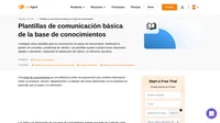 Aprende a comunicarte con los usuarios de la base de conocimientos con nuestras plantillas de comunicación básica de la base de conocimiento.