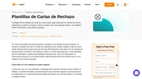 Rechazar o ser rechazado es difícil, hazlo correctamente con estas plantillas de cartas de rechazo de LiveAgent hechas para diversas situaciones.