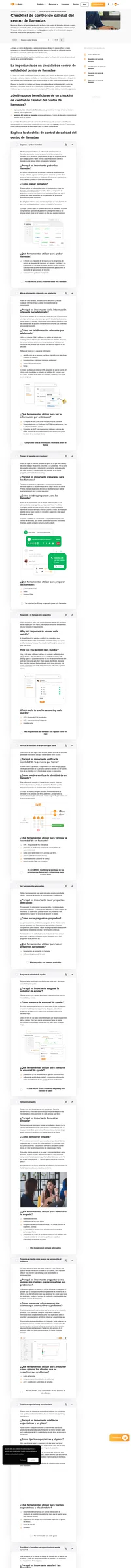 Utiliza esta checklist de control de calidad del centro de llamadas para asegurarte de que tus agentes son capaces de atender todas las llamadas, sin excepción.