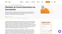 Los servicios son cancelados todos los días por los clientes. Asegúrate de notificárselo por correo electrónico. Utiliza nuestras plantillas gratuitas de correos electrónicos de cancelación y manéjalo como un profesional.