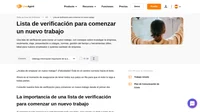 Esta es la lista de verificación definitiva para comenzar un nuevo trabajo. Comience su nuevo trabajo con una explosión desde el principio.