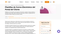 Utiliza nuestras plantillas de correo electrónico para invitar a los usuarios a unirse a tu portal de clientes, restablecer su contraseña, dejar comentarios y más.