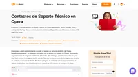 Cómo ponerse en contacto con el servicio al cliente de Opera por correo electrónico, soporte de chat en vivo, número de teléfono, soporte de redes sociales y soporte de autoservicio.