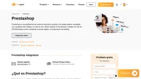 Si quieres que tus clientes te contacten más rápido, considera la posibilidad de añadir un botón de chat en vivo para tu página web de Prestashop con nuestra integración de LiveAgent.