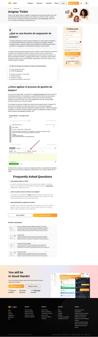 Cuando aparece un ticket nuevo, ninguna persona es responsable de ese ticket. Una vez que abre el ticket, puede asignarlo a un departamento a a un agente en particular. Puedes configurar estos criterios.
