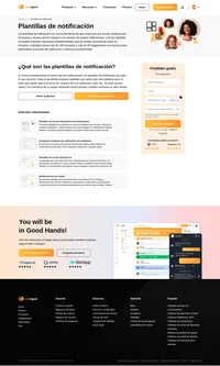 Las plantillas de notificación le permitirán preparar plantillas que podrá utilizar más adelante. De esta manera, usted y los miembros de su equipo ahorrarán mucho tiempo.