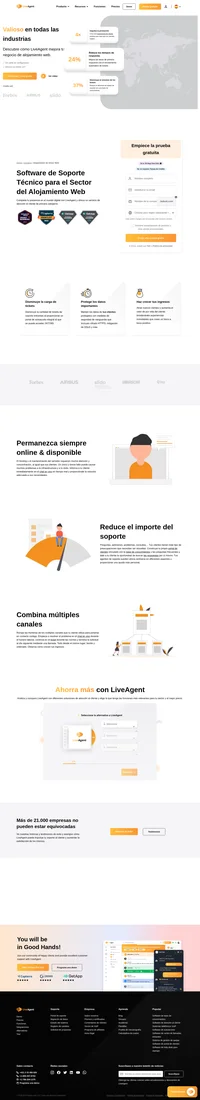 ¿Los clientes que utilizan tu hosting necesitan más ayuda? Dásela con el software adecuado. Prueba LiveAgent, 14 días gratis y sin compromiso.