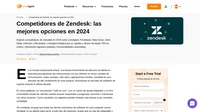 Zendesk es un conocido software de soporte. Echa un vistazo a los competidores de Zendesk y elige el que mejor se adapte a tu negocio.