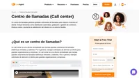 Con el software de centro de llamadas, empresas de cualquier tamaño pueden crear un centro de llamadas virtual que enrute y centralice las llamadas telefónicas en cuestión de minutos.