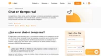 Mejora la experiencia de tus clientes con un simple botón de chat en vivo en tu sitio web. Comprueba todas las funciones y ventajas que ofrece el chat en vivo.