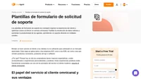 Aprende a crear plantillas de formularios de solicitud de soporte que tus clientes pueden usar para enviar problemas, errores y dar seguimiento a las solicitudes de servicio.