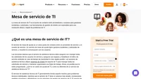 La mesa de servicio de TI es un único punto de contacto entre un proveedor de servicios y un usuario de servicios. El servicio de mesa de ayuda gestiona incidentes y solicitudes.