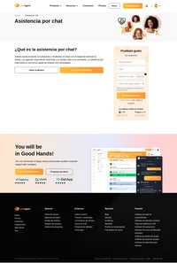 La asistencia por chat se proporciona a través de un software de chat en directo. LiveAgent proporciona asistencia por chat online para sus clientes. Un representante del cliente está listo para ofrecer su ayuda.